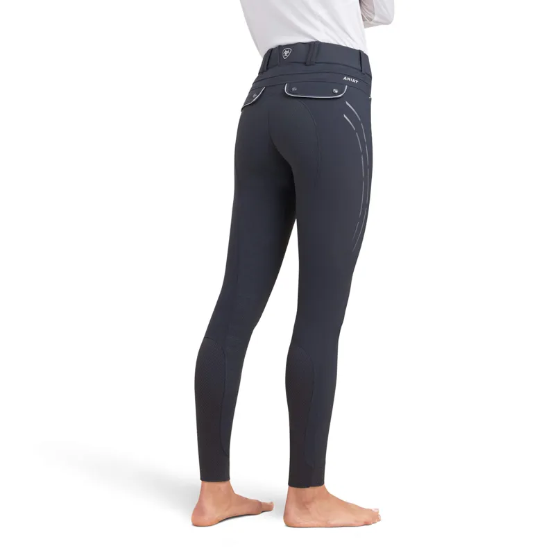 Ariat Women's Tri Factor Lumina Grip Full Seat Breeches - Ebony-1
